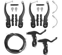 UOCAI Kit de freins de vélo - En aluminium - Freins avant arrière pour Shimano, VTT - Kit de rechange pour la plupart des vélos, vélos de route, VTT, BMX