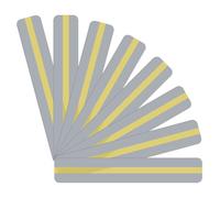 UOCAI Lot de 32 règles de lecture, aide à la lecture pour enfants, bandes de lecture, marque-pages jaunes, bandes de lecture, bandes de lecture, école primaire, Dyslexia Herrscher Overlay, aide à la