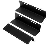 UOCAI Organisateur Coffre Voiture 3 Pièces Support L Métal avec Fixation pour Sécurité Bagages Accessoire Auto Coffre Universel pour SUV, Break, Coffres de Voiture, Trunk Organizer