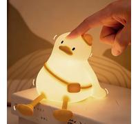 UODIR Veilleuse Enfant Canard Lampe Veilleuse Bébé Tactile Lumiere d'allaitement Dimmable, Veilleuse LED Rechargeable pour Enfant Garcon Fille Lampe Chambre Anti-éblouissement Night Light