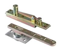 UOELRLFoV Porte en Bois Robuste de 100 kg avec charnière pivotante Invisible en Acier Inoxydable, Rotation à 360 degrés.