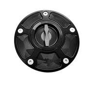 UOEMCRTB Bouchon De Réservoir De Carburant en Aluminium CNC pour Moto pour Yamaha R1 R1M R3 R6 YZF R15 V3 R25 R125 750 FZ6 FZ8 FZR FZS 600 FAZER Bouchon d'essence(Titanium)