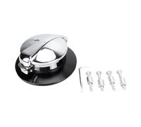 UOEMCRTB Bouchon De Réservoir D'essence en Aluminium pour Moto pour R Nine T R 9T 1 Pièce Couvercle De Protection Accessoires Bouchon d'essence(Argent)