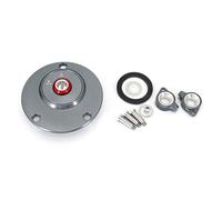 UOEMCRTB Couvercle De Réservoir De Carburant CNC pour Moto pour Yamaha YZF R1 2000-2025 R1 M 2015-2025 YZF R6 2003-2020 YZF R7 2021-2025 Accessoires Bouchon d'essence(Titanium - Red)
