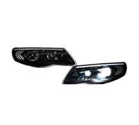 UOEMCRTB Phares LED Pour VW Pour Touareg 2007-2010 Avec Feux De Jour (DRL) Et Lentilles Projecteur