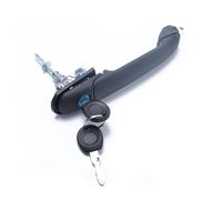 UOEMCRTB Poignée Porte Extérieure avec Serrure À Clé Avant Gauche Ou Droite 6N0837207C Ou 6N0837207D pour VW pour Polo Fourgon Break pour Sharan 1995-2010