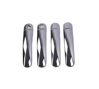 UOEMCRTB Poignées Porte Extérieure Accessoires De Style Et Autocollants Pour Poignées De Porte Chromées Décoratives Pour VW Golf 5 MK5 Golf V Rabbit 1K 2004 2005 2006 2007 2008 2009 (Model 8)