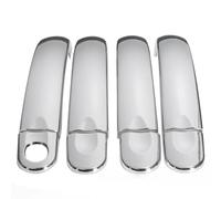 UOEMCRTB Poignées Porte Extérieure Garniture De Poignée Porte Chromée Pour VW T5 T6 Pour Transporter Pour Caravelle Multivan California 2017 (4 door)