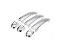 UOEMCRTB Poignées Porte Extérieure Garniture Poignée Porte Chromée Pour VW T5 T6 Pour Transporter Pour Caravelle Multivan California 2017 (3 door)