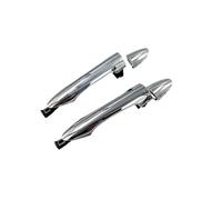 UOEMCRTB Poignées Porte Extérieure Poignée Extérieure Chromée Pour Porte Avant Ou Arrière Pour Kia Picanto 2011 2012 2013 2014 2015 2016 (Rear 1 pair)