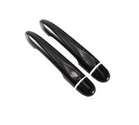 UOEMCRTB Poignées Porte Extérieure Pour Renault Pour Megane 3 MK3 III 2008 2009 2010 2011 2012 2013 2014 2015 2016 Accessoires De Style Poignées De Porte Noires Brillantes (2Dr no key 1 button)