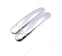 UOEMCRTB Poignées Porte Extérieure Pour VW Beetle 2012-2014 2015 2016 2017 2018 Poignée De Porte Extérieure Chromée De Remplacement (Handle 1 Keyhole)