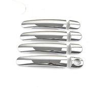 UOEMCRTB Poignées Porte Extérieure Pour VW Golf 4 Jetta Bora MK4 1999-2004 Pour Rabbit A4 1J Passat B5 Polo 1997-2005 Housses Poignées De Porte Extérieures (Silver 5)