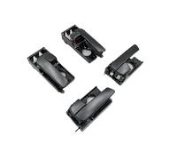 UOEMCRTB Poignées Porte Extérieure Voiture Poignée Intérieure Noire De Porte Avant Et Arrière Pour Kia Pour Rio Et Pour Rio5 2006 2007 2008 2009 2010 2011 (1 Lot)
