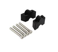 UOEMCRTB Rehausse De Guidon pour Kawasaki ER6N ER6F 2012-2016 Z650 2017 Moto Noir Guidon Rehausseur Dos Déplace Support Kit Pince Moto Guidon Riser