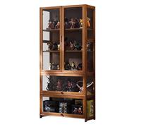 uofgcru 5 Tier Armoires de curiosités Vitrine de curiosités Vitrines pour Objets de Collection Vitrine,étanche et Anti-poussière,Convient à diverses scènes (80×32×170cm)