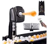 uofgcru Robot de Tennis de Table Portable avec 36 balles de Rotation différentes, Machine à balles de ping-Pong Automatique, pour la Pratique du ping-Pong, Machine à balles d'entraînement