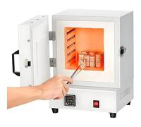 UofZc Four à moufle de Laboratoire, Four de frittage électrique 2000 W, Four Haute température de Laboratoire, Four de frittage à résistance pour Le Chauffage de moules en plâtre pour Bijoux