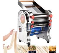 UofZc Machine à pâtes électrique, Machine à raviolis Automatique, Petite Machine à Nouilles en Acier Inoxydable, pour Nouilles/Spaghettis/lasagnes/raviolis FKM200