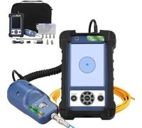 UofZc Sonde d'inspection de Fibres optiques TIP-600V avec Microscope 400X, testeur de Fibres, écran, Inspecteur de Fibres optiques, Nettoyage de Fibres LC, SC, 1,25 mm