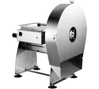 UofZc Trancheuse électrique à épaisseur réglable de 0 à 10 mm, Machine à trancher 2 en 1, trancheuse Manuelle/Automatique en Acier Inoxydable