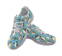 UOIMAG Cute Penguin Shoes for Women Men Lace Up Sneakers EU40