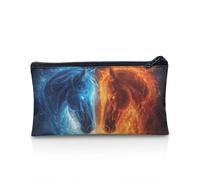 UOIMAG Trousse à crayons avec fermeture éclair - Trousse de rangement pour stylos - Fournitures de bureau, Feu de cheval, Taille unique, Cartable