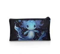 UOIMAG Trousse à crayons avec fermeture éclair - Trousse de rangement pour stylos - Fournitures de bureau, Bulle axolotl, Taille unique, Cartable