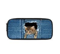 UOIMAG Trousse à crayons pour enfants Motif chat mignon