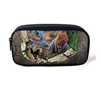UOIMAG Trousse à crayons pour enfants Motif dinosaure cool