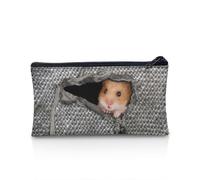 UOIMAG Trousse à crayons pour garçons et filles - Trousse à crayons avec fermeture éclair - Fournitures de bureau, Hamster., Taille unique, Cartable