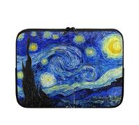 UOIMAG Van Gogh's Starry Night Housse pour ordinateur portable, résistante à l'eau, antichoc, sacoche pour ordinateur portable, compatible avec les ordinateurs portables de 12 pouces