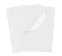 UOKHO Lot de 30 feuilles de papier transparent de 21,6 x 27,9 cm pour imprimante à jet d'encre, 100 % transparentes, feuilles de film transparent pour rétroprojecteur, sérigraphie