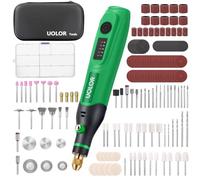 Uolor Outil Rotatif Sans Fil, Kit de Polissage avec 158 Accessoires, Mini Outil Multifonction pour Gravure, Ponçage, Perçage, Découpe, Meulage et Bricolage