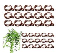 Uomianty Clips à Grimpantes - 100 Pièces Attaches Multi-Fonctions | Accessoires de Jardin pour et Tiges,pour Poivron Vigne Fraise Tomate Légume Balcon Rebord de Fenêtre Jardin