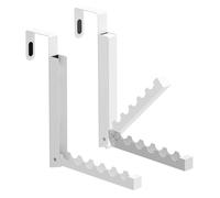 Uomianty Crochets Sur Porte | 2 Pièces Porte-Cintre de Porte 6 Crochets,Séchoir à Vêtements Pliable - pour Salle de Bain Dortoir Appartement Placard Cuisine Chambre Buanderie Salon