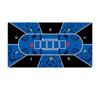 Uomianty Tapis de Poker Holdem,Tapis Texas Holdem | de Jeu en Caoutchouc Nappe de Disposition de Poker - Texas Poker Pad pour salles de Jeux de société, réunions Entre Amis et Divertissement à dom