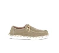 UOMO DESIGN - Chaussure Bateau Homme en Toile - Barry (Kaki, 43)