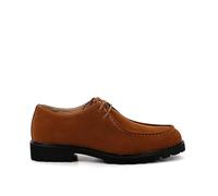 UOMO DESIGN - Derbies à Plateau et Semelle Chunky Crantée pour Homme - Preston (5 Camel S, 43)