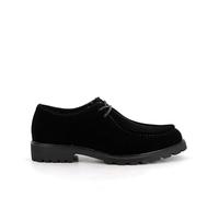 UOMO DESIGN - Derbies à Plateau et Semelle Chunky Crantée pour Homme - Preston (5 Noir S, 45)