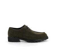 UOMO DESIGN - Derbies à Plateau et Semelle Chunky Crantée pour Homme - Preston (5 Olive S, 42)