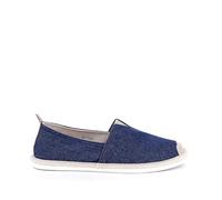 UOMO DESIGN - Espadrille Homme en Toile - Eric (Marine_Denim, 42)