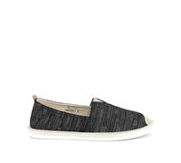 UOMO DESIGN - Espadrille Homme en Toile - Eric (Noir, Numeric_42)