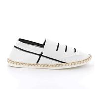 UOMO DESIGN - Espadrille Slip on au Look Décontractée pour Homme en Tissu Maille - Evan (Blanc_6, Système Taille Chaussures EU, Adulte, Homme, Numérique, Moyen, 44)