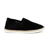 UOMO DESIGN - Espadrille Slip on au Look Décontractée pour Homme en Tissu Maille - Evan (Noir_1, Système Taille Chaussures EU, Adulte, Homme, Numérique, Moyen, 40)