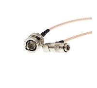 Uonecn Angle Droit DIN 1.0/2.3 Mini BNC vers HD SDI câble Rg179 RF Coaxial BNC câble vidéo pour Blackmagic HyperDeck Shuttle 75ohm