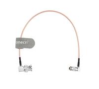 Uonecn Câble Coaxial à Angle Droit DIN 1.0/2.3 Mini BNC vers RG179 Câble Vidéo à Angle Droit BNC pour Blackmagic HyperDeck Shuttle 75ohm