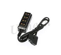 Uonecn Câble d'alimentation 4 ports D-Tap femelle vers D-Tap B mâle pour batterie Anton Bauer V-Mount