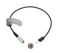 Uonecn Câble de synchronisation de code temporel DIN vers micro USB pour appareil photo Sony FX3, FX30, A7S3, A1, compatible avec Atomos UltraSync ONE, 35 cm