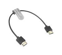 Uonecn Câble HDMI 2.1 8 K pour Atomos Ninja V, 48 Gbps, ultra haute vitesse, câble HDMI fin, droit, court, pour Sony A7IV, Z-CAM F6, RED Dolby Atmos, TV 8K/4K, ordinateur portable 25 cm
